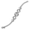 Balia Damen Armband 925 Silber matt und poliert 18,5cm BAA0011SM