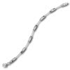 Balia Damen Armband 925 Silber matt und poliert 19,3cm BAA0015SM