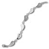 Balia Damen Armband 925 Silber matt und poliert 18,5cm BAA0024SM