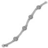 Balia Damen Armband 925 Silber matt und poliert 18,5cm BAA0031SM