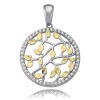 Balia Damen Kettenanhnger 925 Silber bicolor poliert BAH0015ST