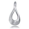 Balia Damen Kettenanhnger 925 Silber matt und poliert BAH0019SW