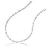 Balia Halskette fr Damen matt-glanz aus 925 Silber 45cm BAK002S45