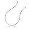 Balia Halskette fr Damen matt-glanz aus 925 Silber 45cm BAK003S45