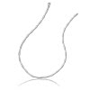 Balia Halskette fr Damen matt-glanz aus 925 Silber 45.5cm BAK005S45