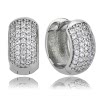 Balia Creolen fr Damen glnzend Zirkonia aus 925er Silber BAO0016SW