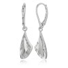 Balia Ohrhnger fr Damen matt gehmmert 925er Silber BAO0033SO