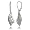 Balia Ohrhnger fr Damen glanz matt Zirkonia 925er Silber BAO0034SW