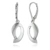 Balia Ohrhnger fr Damen glanz matt Zirkonia 925er Silber BAO0035SW