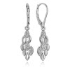 Balia Ohrhnger fr Damen glanz matt Zirkonia 925er Silber BAO0036SW