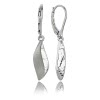 Balia Ohrhnger fr Damen matt gehmmert aus 925er Silber BAO0037SO