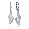 Balia Ohrhnger fr Damen matt glanz Zirkonia 925er Silber BAO0052SW