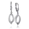 Balia Ohrhnger fr Damen matt glanz Zirkonia 925er Silber BAO0058SW
