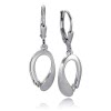 Balia Ohrhnger fr Damen matt glanz Zirkonia 925er Silber BAO0059SW