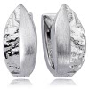 Balia Creolen fr Damen glnzend Zirkonia aus 925er Silber BAO0077SO