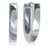 Balia Creolen fr Damen mattiert aus 925er Sterling Silber BAO0082SM