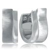 Balia Creolen fr Damen mattiert glnzend aus 925er Sterling Silber BAO0083SM