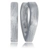 Balia Creolen fr Damen mattiert aus 925er Sterling Silber BAO0086SM