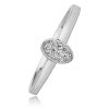 Balia Damen Ring aus 333 Weigold mit Zirkonia Gr.58 BGR001W58