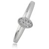 Balia Damen Ring aus 333 Weigold mit Zirkonia Gr.60 BGR001W60