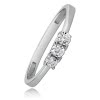 Balia Damen Ring aus 333 Weigold mit Zirkonia Gr.54 BGR002W54