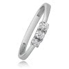 Balia Damen Ring aus 333 Weigold mit Zirkonia Gr.58 BGR002W58