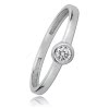 Balia Damen Ring aus 333 Weigold mit Zirkonia Gr.54 BGR006W54