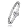 Balia Damen Ring aus 333 Weigold mit Zirkonia Gr.56 BGR006W56