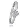 Balia Damen Ring aus 333 Weigold mit Zirkonia Gr.54 BGR009W54