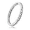 Balia Damen Ring Zirkonia einreihig Weigold Gr.54 BGR025W54