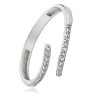 Balia Damen Ring Zirkonia Line aus 333 Weigold Gr.54 BGR027W54