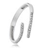 Balia Damen Ring Zirkonia Line aus 333 Weigold Gr.56 BGR027W56
