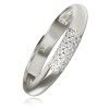 Balia Damen Ring aus 333 Weigold 3-reihig mit Zirkonia Gr.60 BGR064W60