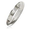 Balia Damen Ring aus 333 Weigold 3-reihig mit Zirkonia Gr.62 BGR064W62