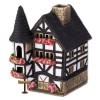 Lichthaus Fachwerkhuschen wei original LeuchtKeramik DKH07W