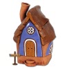 Lichthaus Wolkenhuschen wei-blau original LeuchtKeramik DKH14B