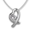 SilberDream Anhnger Herz mit Kette 925er Silber DSK102W