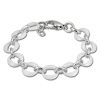 Amello Armband Keramik Ringe wei Damen Edelstahlschmuck ESAX02W