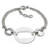 Amello Armband Keramik Round wei Damen Edelstahlschmuck ESAX13W