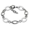 Amello Armband Keramik Kegel wei Damen Edelstahlschmuck ESAX15W