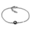 Amello Armband Keramik Stein Zirkonia schwarz Damen Edelstahlschmuck ESAX35S8