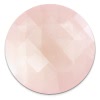 Amello Coin Acryl 30mm rosa fr Coinsfassung Edelstahlschmuck ESC708A