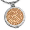 Amello Coins Ketten Set rose Edelstahl Kettenanhnger mit Kette 50cm ESCS02E