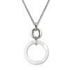 Amello Halskette Keramik Circle wei Damen Edelstahlschmuck ESKX46W5