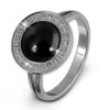 Amello Edelstahl Ring Keramik Zirkonia Gr.58 Edelstahlschmuck ESRX30S58