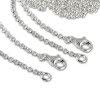 Sterling Silber Charm Halskette Set 2x50cm - Silber Dream Charms - FC00295-2