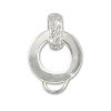 Charm Halsketten Träger mit Zirkonia - Silber Dream Charms - FC0063