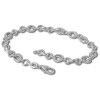 Charm Armband Doppelanker schmal 19cm in 925 Sterling Silber Sterling Silber - Silber Dream Charms - FC0602