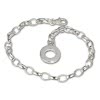 SilberDream Armband mit Plakette 925 Silber Charm Bettelarmband 17cm FC0700