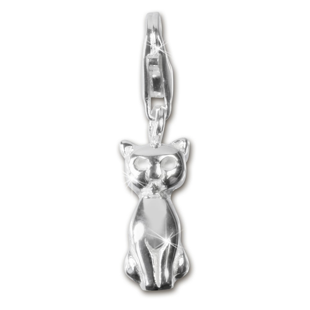 SilberDream 925 Charm Katze Armband Anhnger FC1029